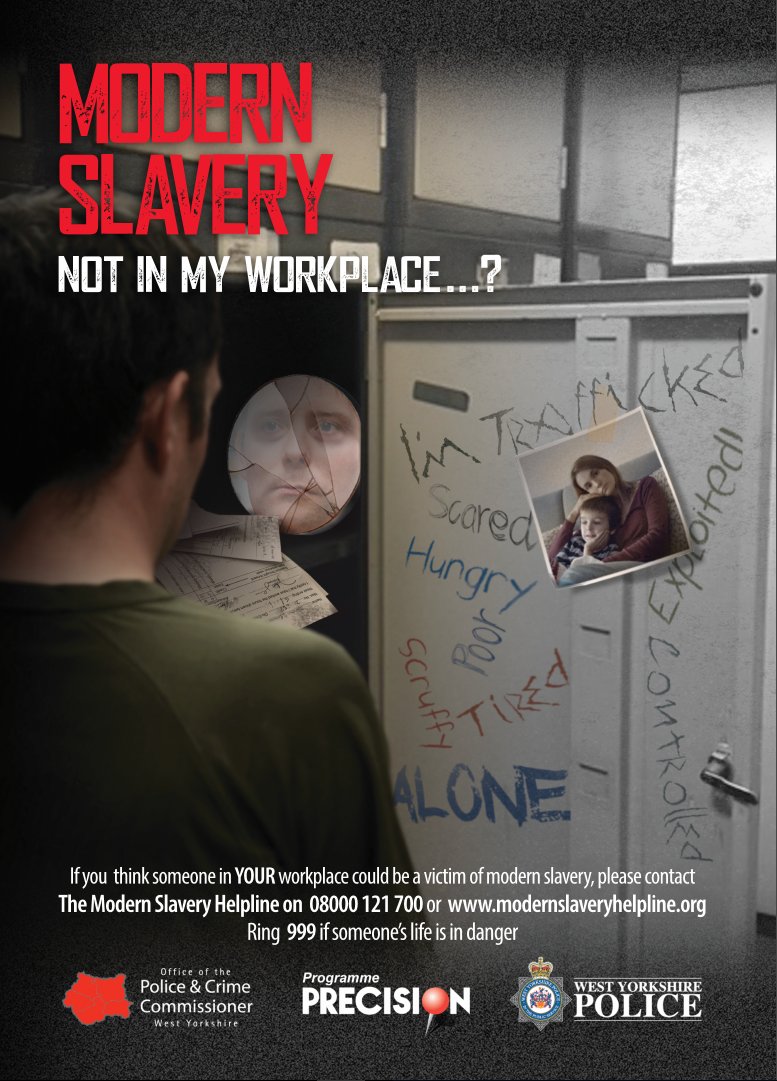 We are doing everything we can to help victims of human trafficking and bring offenders to justice.

If you suspect this may be happening in your area please give any information by calling 101 or the Modern Slavery Helpline on 08000 121 700 #HTAD2021

westyorkshire.police.uk/advice/modern-…