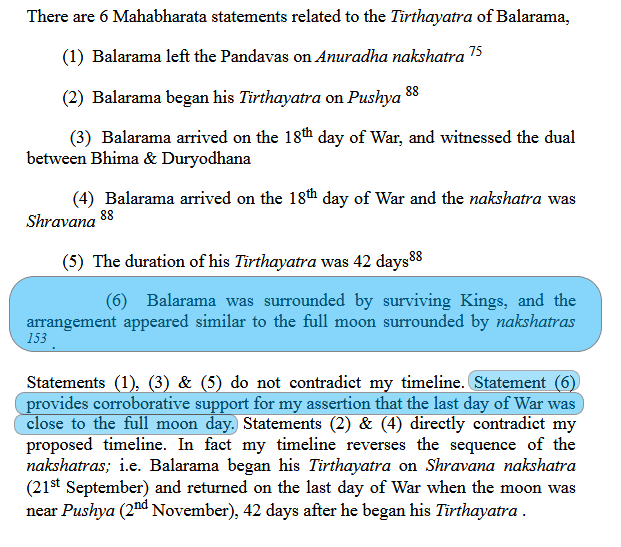 I will cite Nilesh Oak's (Who operates in Padre-Indology framework) work as an example of the abv. These Screenshots are from his book titled "Epoch of Arundhati".10/