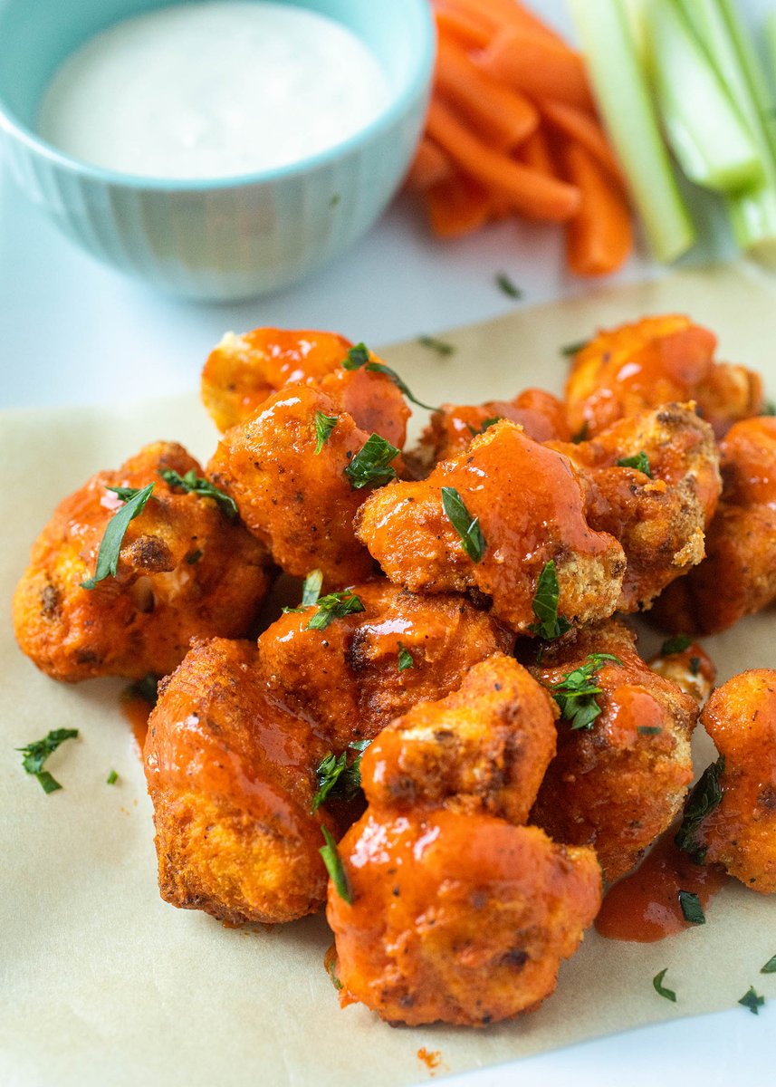 ImInsurance's tweet image. Heard good things about Air Fryers... Could easily change this up to fit your dietary needs or leave it as is.
Air Fryer Cauliflower Buffalo Wings ow.ly/Us3930rsRyq  #airfryer #nutrition #health #wellness #fitness