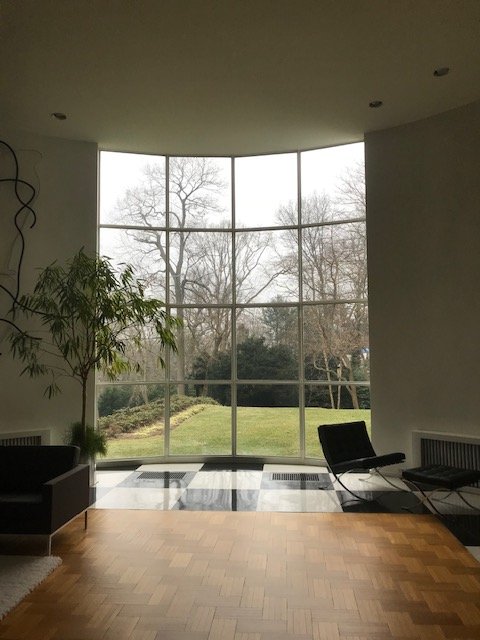 The real star of the wandersome day though--the Wallace Harrison House