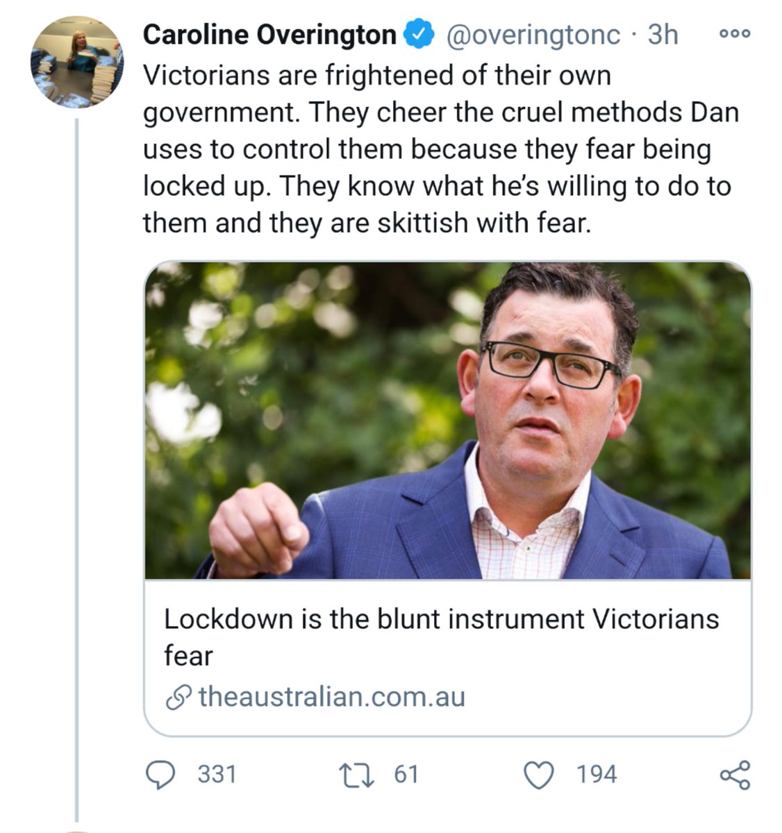 DaveMilbo's tweet photo. Look at this divorced-from-reality Murdoch tripe. And the silent complicity from the rest of the media is a slap in the face.

We were scared this horrendous company and its LNP wing would undermine the plan that was clearly working. It wasn't about politics, it was about life https://t.co/oyx4tP91Gv