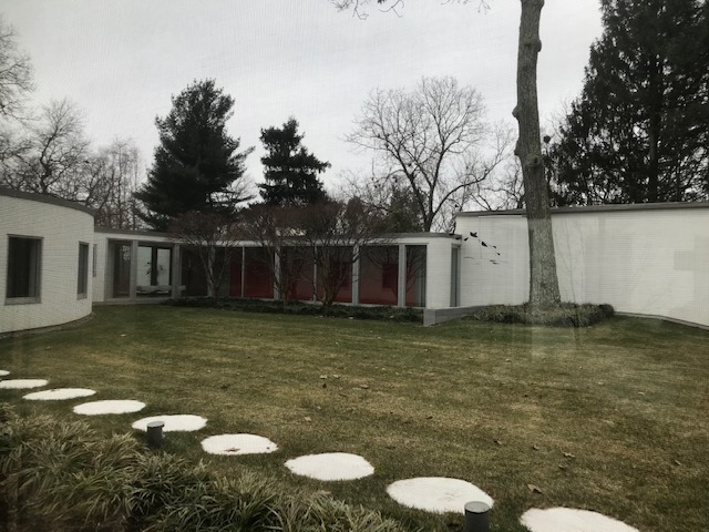 The real star of the wandersome day though--the Wallace Harrison House