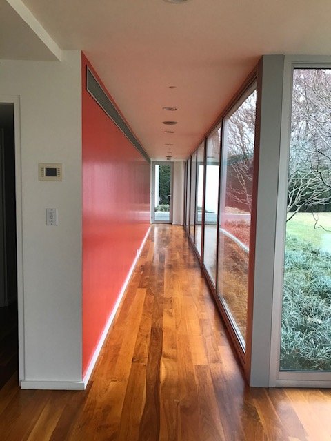 The real star of the wandersome day though--the Wallace Harrison House