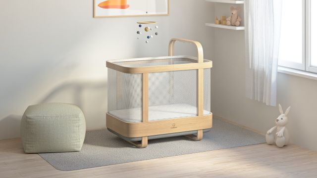 haroldlgardner's tweet photo. This #AI #smartcrib gently bounces waking #babies back to #sleep https://t.co/jS388Kt327 #cradlewise https://t.co/A5s2pgoQCA