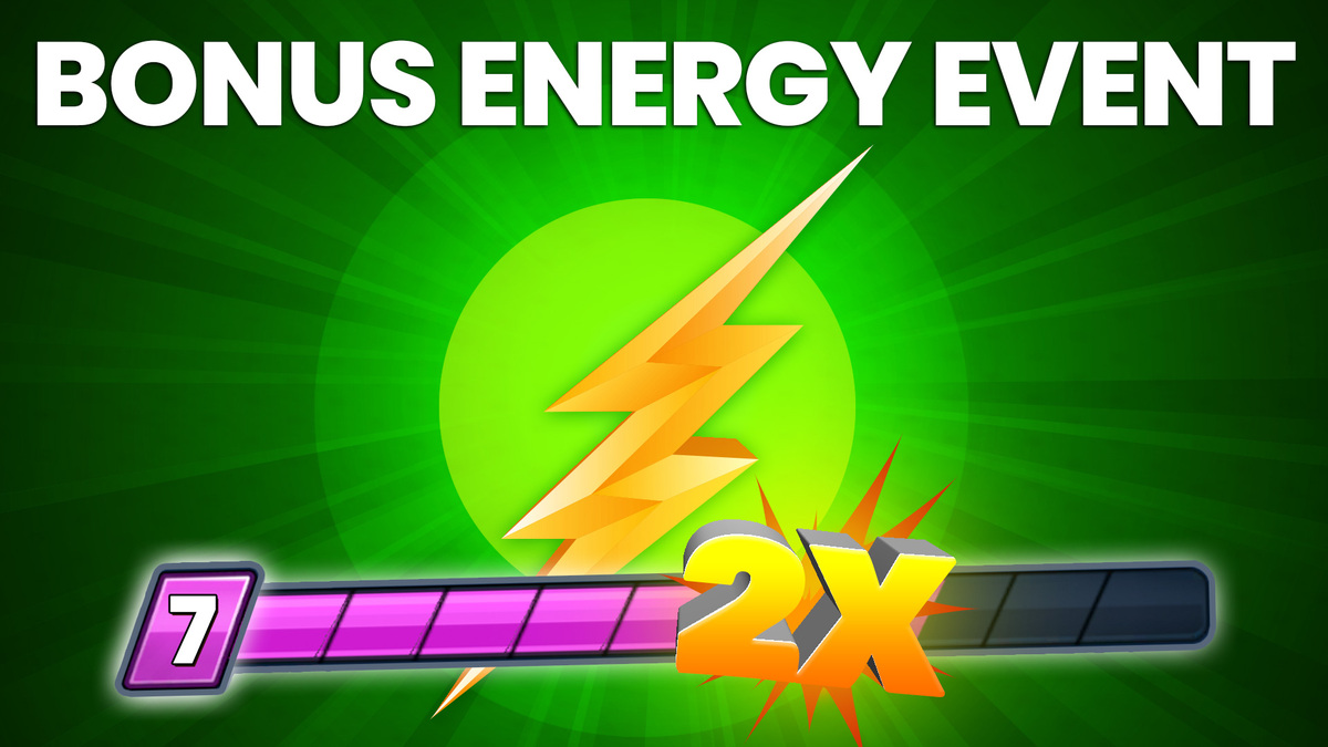 NFLClash's tweet image. Double Energy starts today in the Energized event! Log on to NFL Clash today to play!