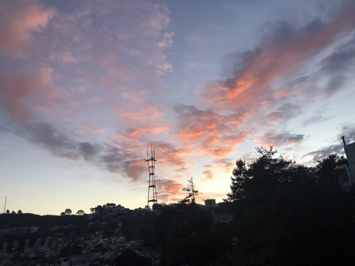 New low in sunsets over here. Look at that mess.