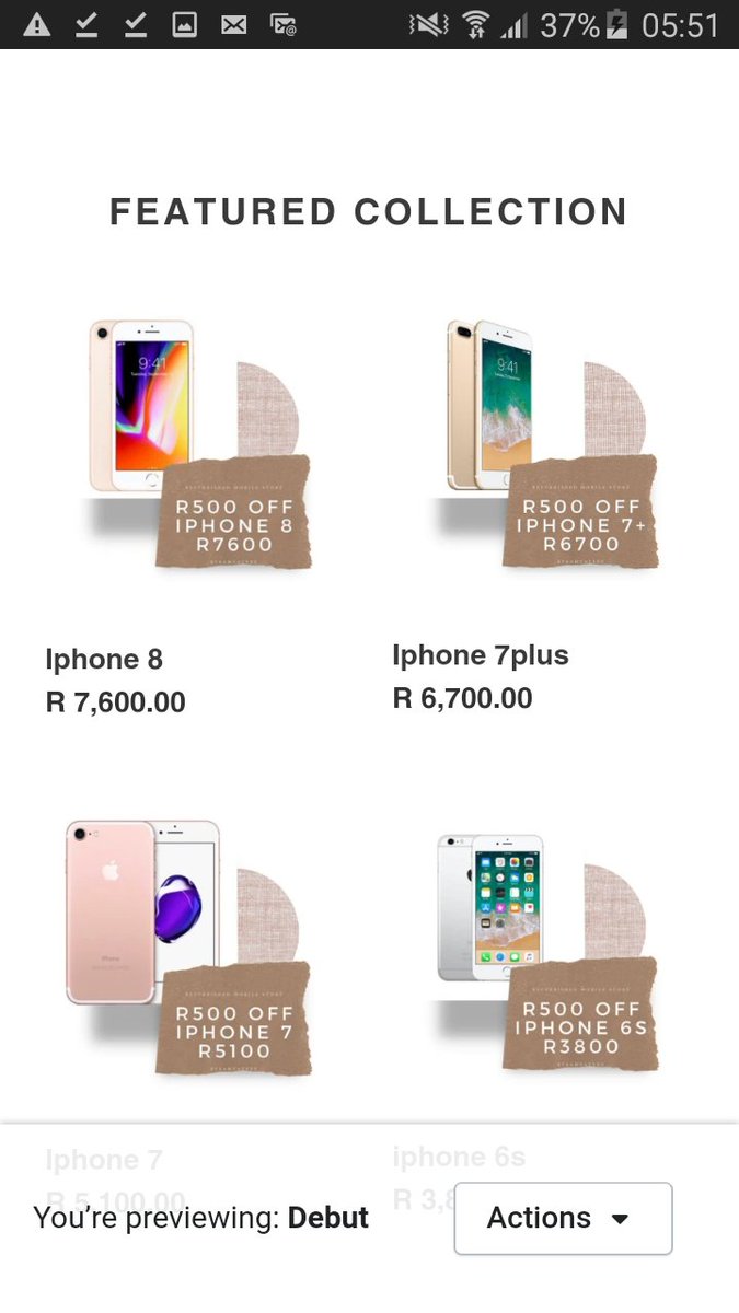 TedeKamva's tweet photo. @Skosana_Nonhle I sell iphones
pre-owned and brand new iphones.
whatsapp: 0646643222 https://t.co/BOtiW9KNKr