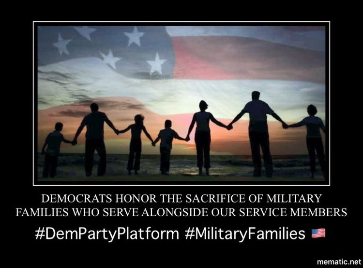  #Democrats will ensure pay and compensation keep pace with the current economy. 8/11  #DemPartyPlatform  #Military  #MilitaryFamilies