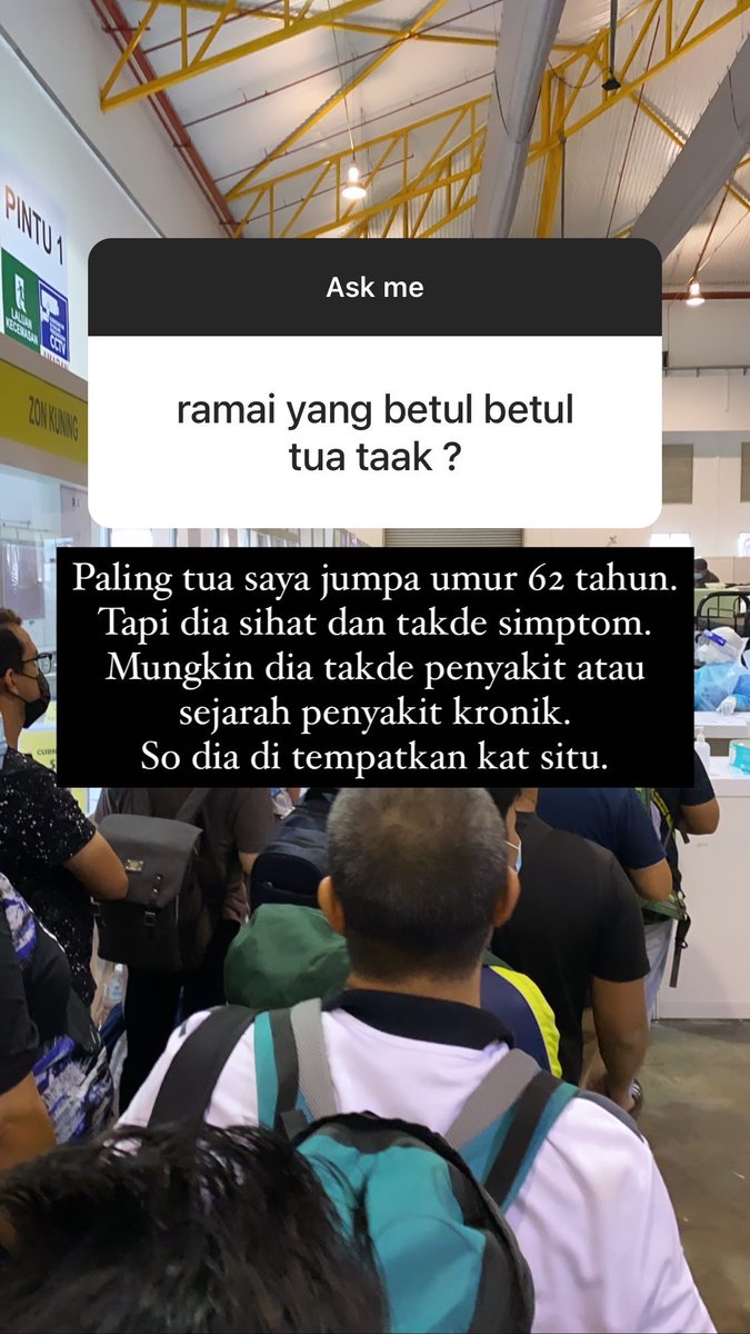 Ada baby tak dalam MAEPS? Budak-budak? Orang tua? Hope saya menjawab soalan. This is based on my observation.