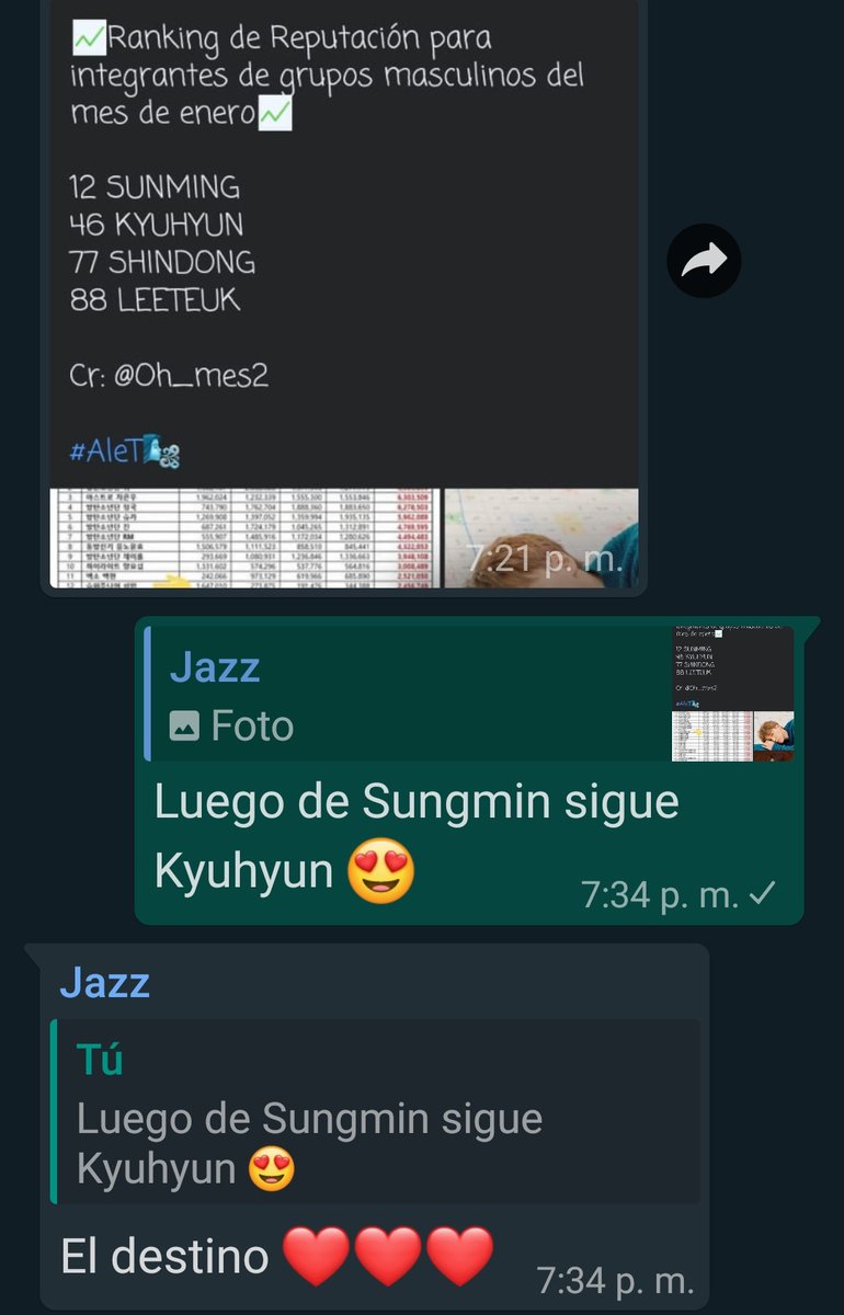 Stellhyun's tweet image. Estamos fangirleando por un ranking de reputación, estamos fangirleando 💘 #kyumin