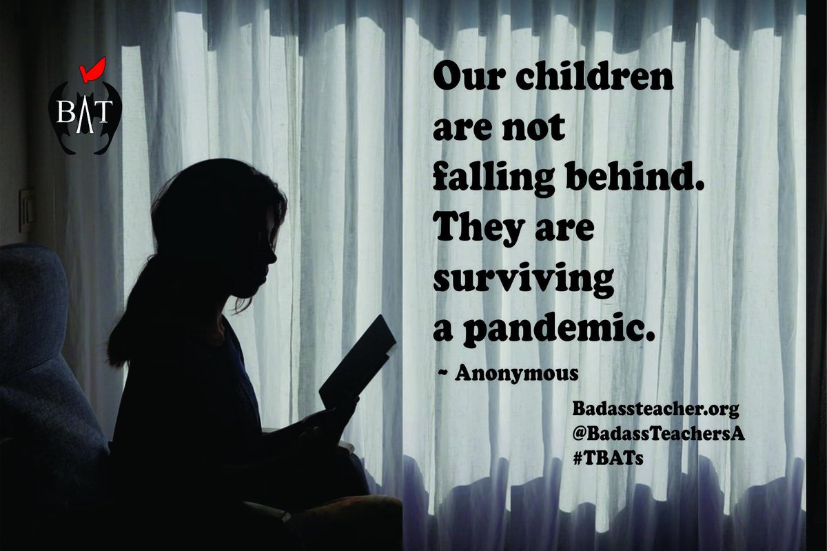 We are all just trying to survive the pandemic. 
#TBATs