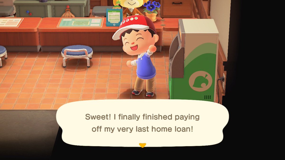jchambers444's tweet photo. I finally accomplished paying off my loans in Animal Crossing today! Now I can focus on trying to get my 4 star island to 5 stars and finishing the museum collections. https://t.co/YJIT6E5kSq