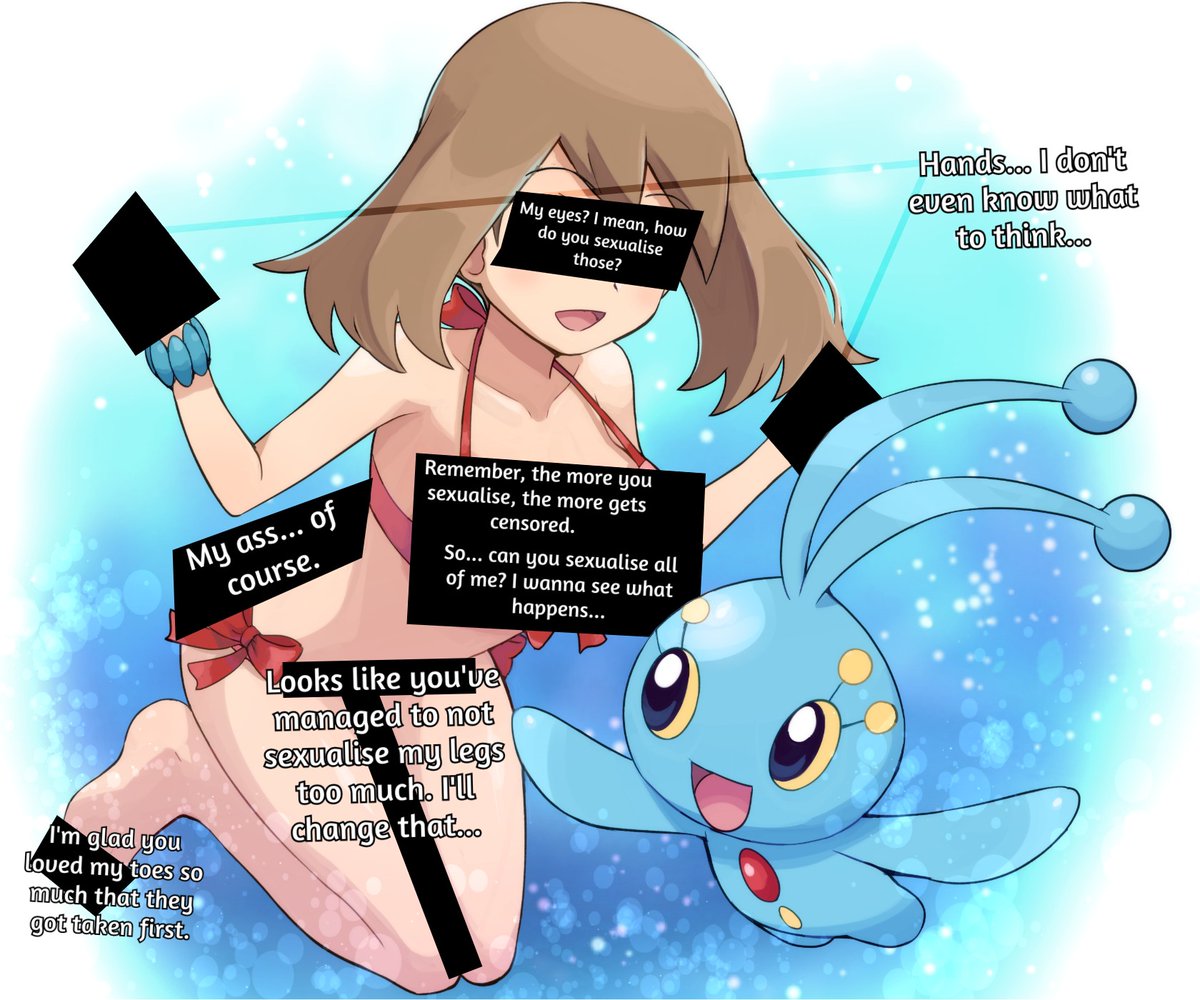 CensoredMay's tweet photo. Retweet for me <3
At least my pokemon get to see me clothed. 
Being one of my precious pokemon is a biiig upgrade from being a worthless loser like you <3
But you love being my denied pets~ https://t.co/nIwjmPsi7i
