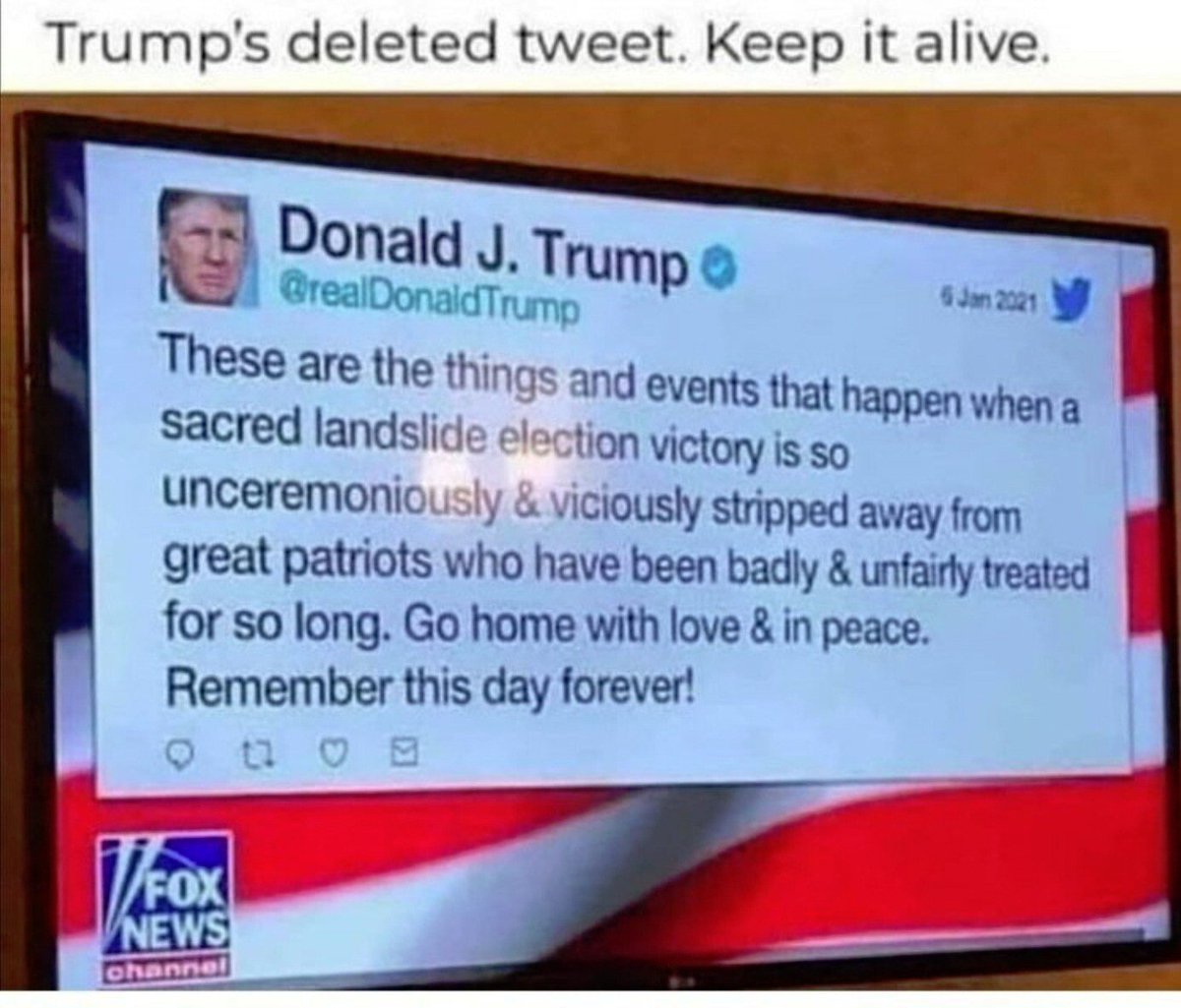 kennedy_bouvier's tweet photo. Retweet the Truth . https://t.co/Rb1NYYsov7