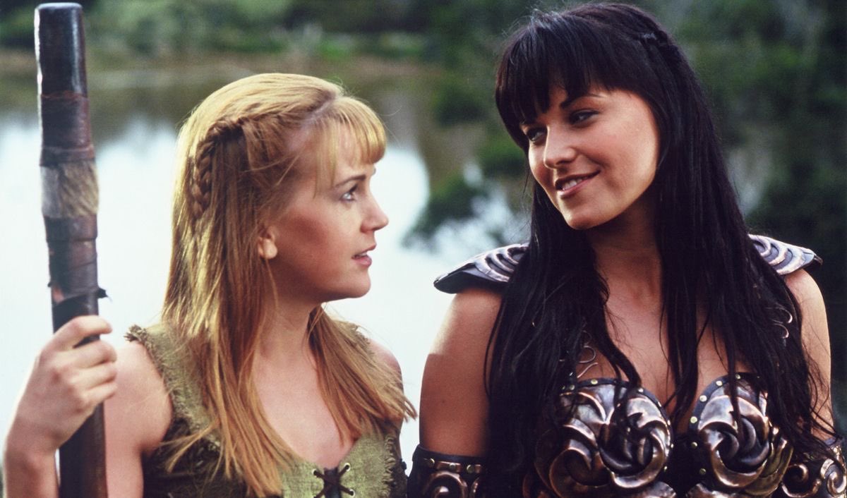 warriorgaycess's tweet photo. « xena and i have a connection, it’s stronger than either one of us- we’re soulmates » https://t.co/pNJpnv2Afb
