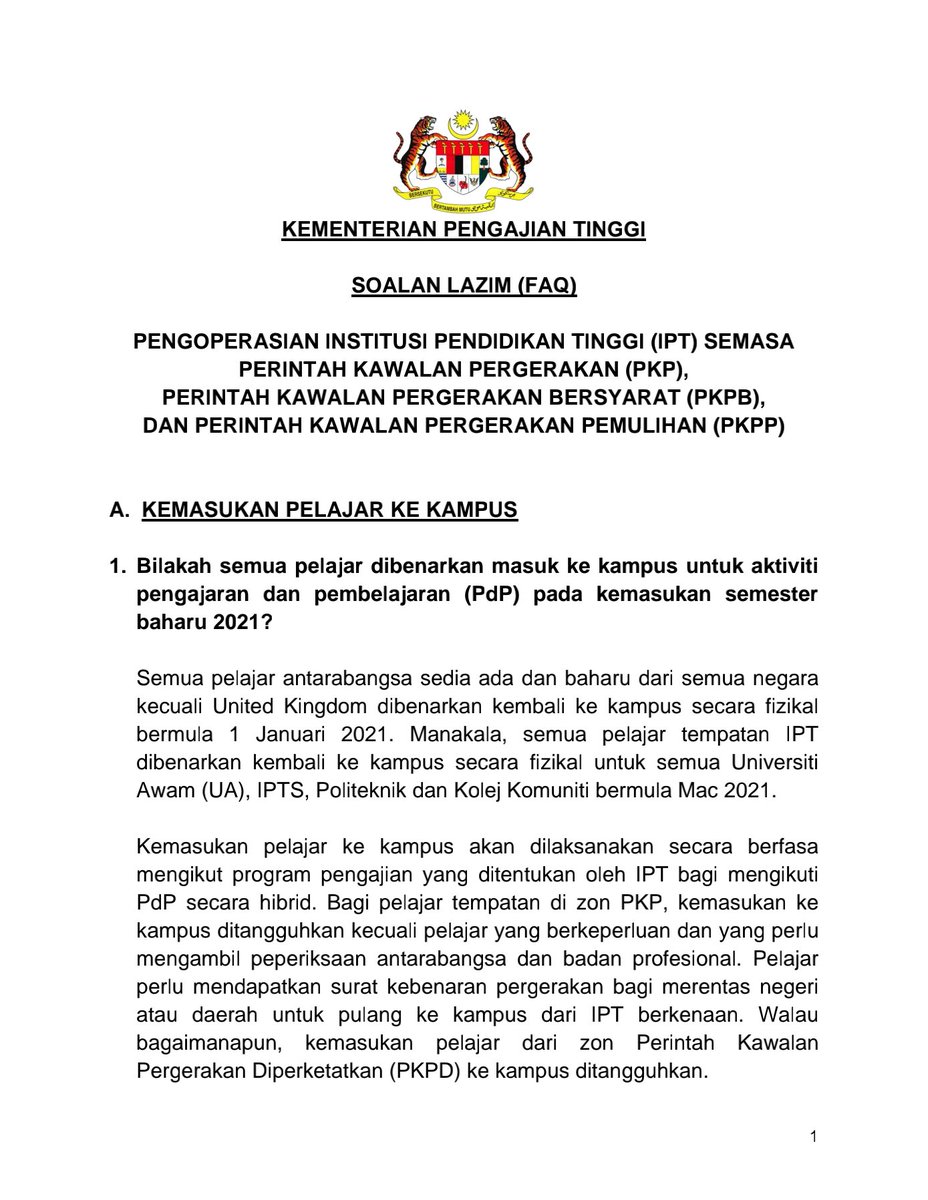 Draft Surat Lawatan Ke Pejabat Menteri