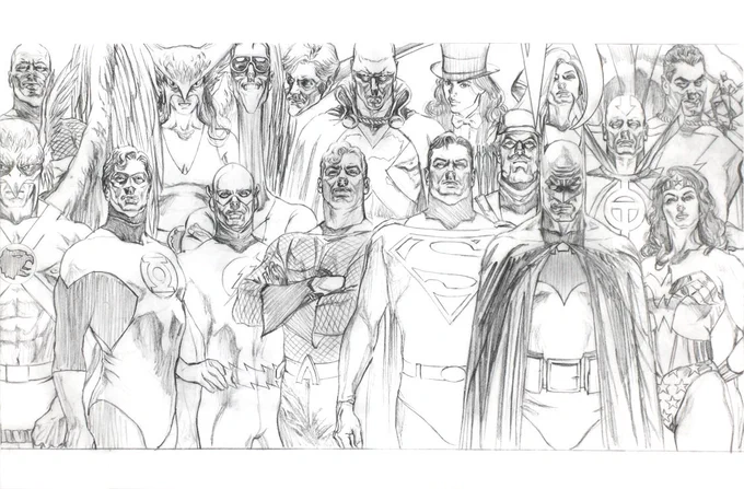 #jla #pencils @comics_mercury #SaturdayMorning #FridayMotivation #SaturdayThoughts #comics 
