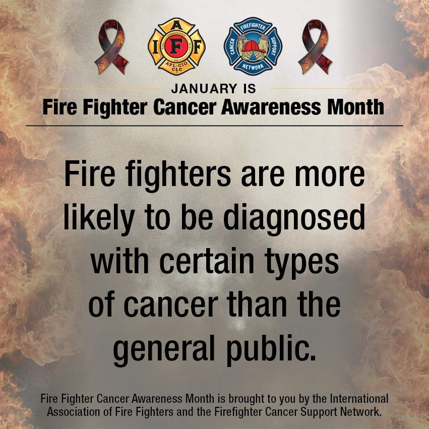 Cancer is now the leading cause of death in firefighters. In 2019, more than 75% of the names added to the IAFF Fallen Fire Fighter Memorial Wall of Honor in Colorado Springs, Colorado, were of members who died from occupational cancer.