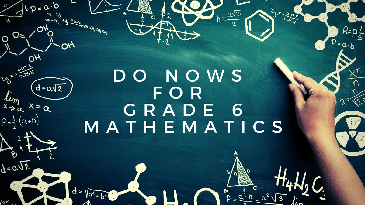 These Do Now Tasks are warm-up activities that can be used in middle-school classrooms to strengthen students’ understanding of the prior grade-level topics: bit.ly/2IzViZH #iteachmath #MTBoS #MiddleSchool