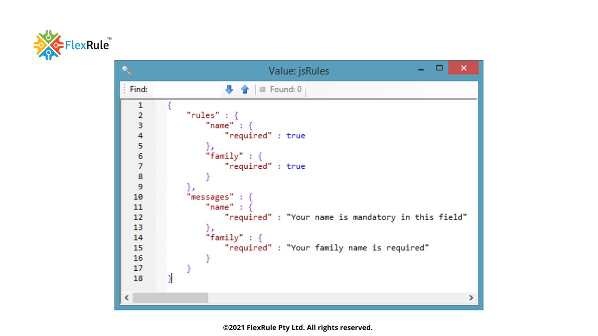 FlexRule's tweet photo. Learn how a #BusinessRulesEngine can act as a #JavaScript Form #Validation library to validate complex #UI behaviour and the relationship between #UI components https://t.co/8yVQvlH5WG #DecisionCentric https://t.co/xSZBTrjlmH