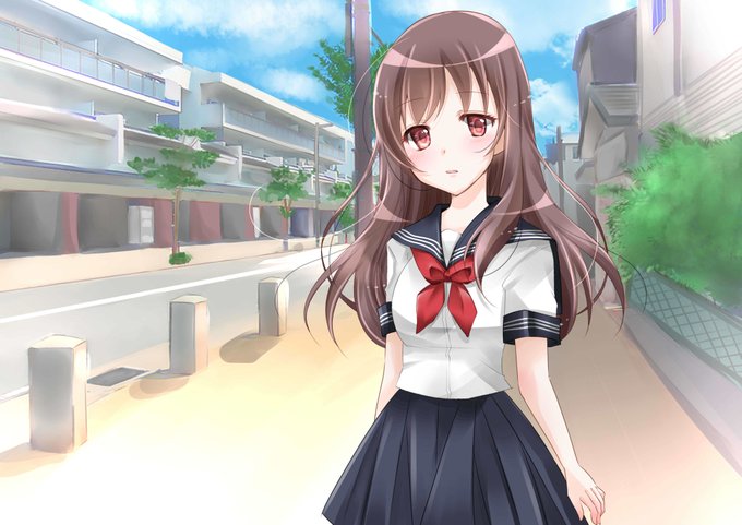 可愛い女の子のイラストのtwitterイラスト検索結果