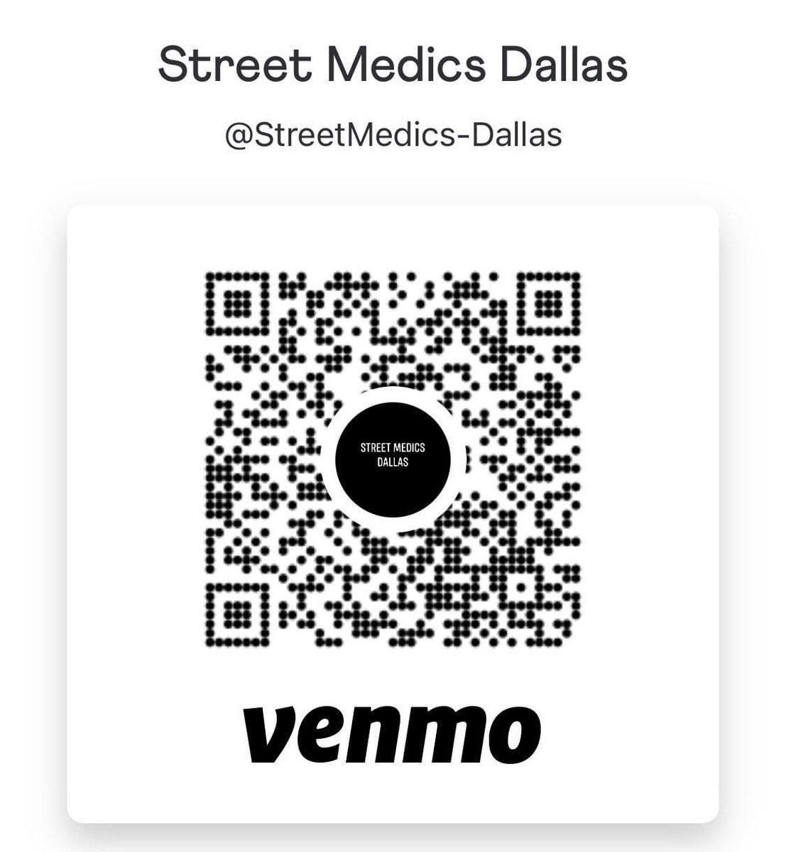 twattisphere's tweet photo. This is getting a lot of fucking attention. So, I’m going to shamelessly share my #streetmedic org’s Venmo, and ask if y’all can help fund our unhoused outreach project that we’ve just started with @feedtheppldfw, @siwycdtx, @DTXStopsEvictns, and other local orgs. https://t.co/Do7Zai6gm2