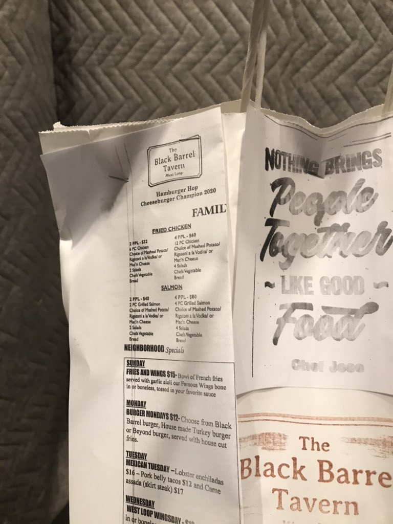 WestLoopTom's tweet photo. Tried to go Irazu. They weren’t accepting deliveries tonight. https://t.co/WWBMyOwg8X