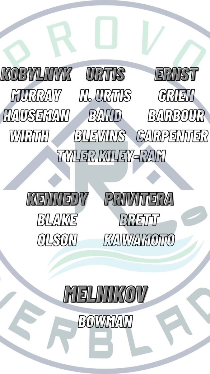 PRiverblade's tweet photo. STARTING LINEUP https://t.co/bfB2rfGrNK