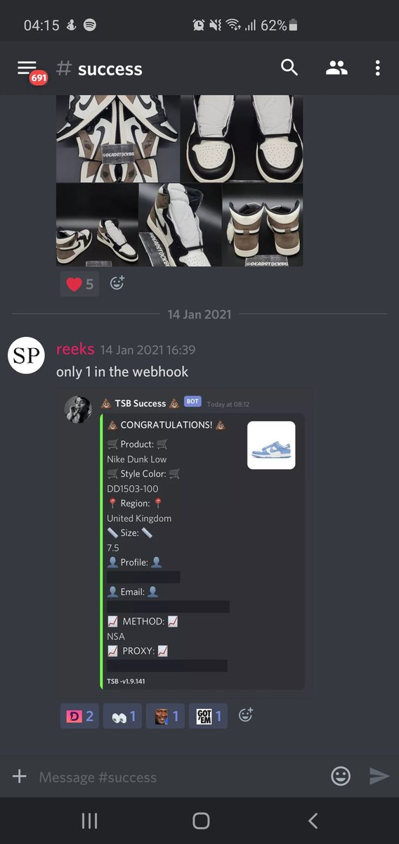 DEADSTOCKACCs's tweet photo. Success from 14.01
@ProfDrHype @DEADSTOCKACCs https://t.co/zm0pudjclQ