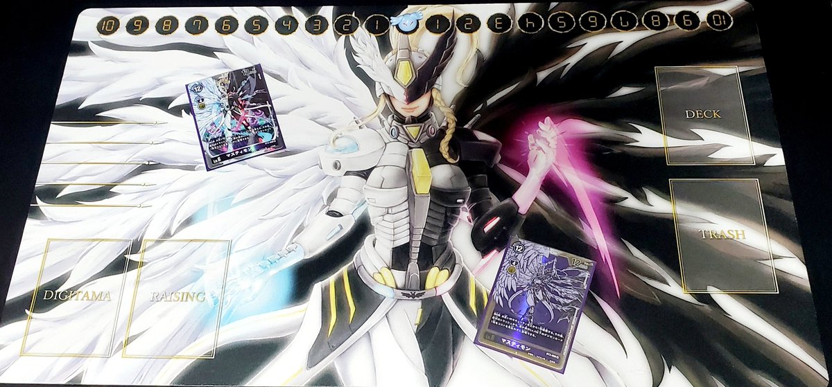 プレイマット届いた～ 第二弾はマスティモンです! そしてしれっと