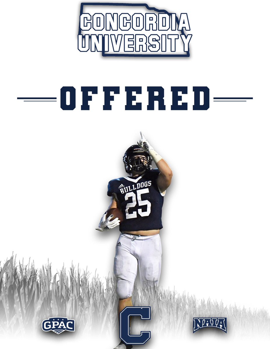 Blessed to receive my first offer from Concordia University! <a href="/WesCoomes/">Wes Coomes</a> <a href="/cunebulldogs/">Concordia Bulldogs</a>