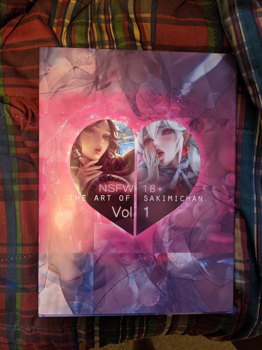 ValhallaOn's tweet photo. Got @SakimiChanArt NSFW art book. Freakin love it! #weeb #art #NSFW #anime #lewd #nerd https://t.co/OLdLZVZveF