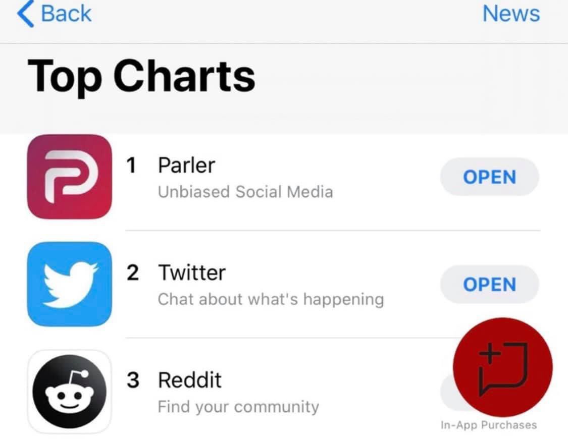 DarkLordCthulhu's tweet photo. Apparently Parler is back up.   Just have to delete and re-add the app.   

Seems like bad timing to me.#Parler https://t.co/QYsOfbk1hW
