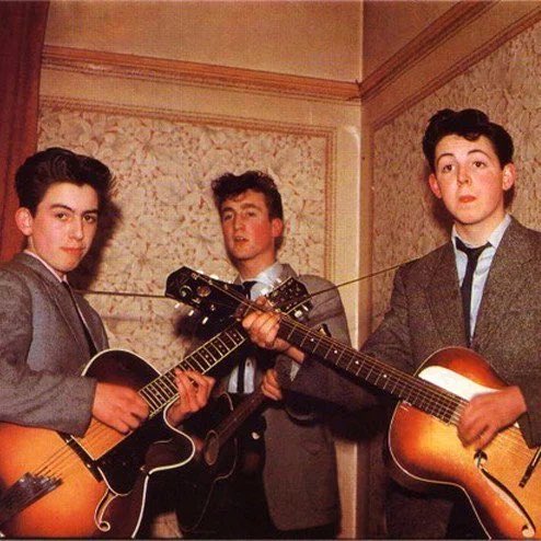 Paul introduces John to his younger friend, 14 year old George Harrison. John invites George into his band to play guitar.John’s mother, Julia, dies in a tragic accident, soon after re-connecting with John. This traumatizes John and will affect him for the rest of his life.