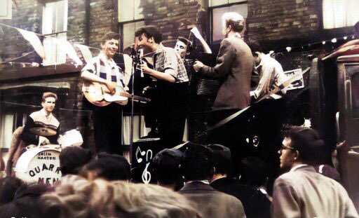On July 6th, 1957, 15 year old  @PaulMcCartney attended a summer church festival in Liverpool where 16 year old  @JohnLennon was playing with his band, the Quarrymen.Paul and John were then introduced to each other by a mutual friend, changing the course of modern music forever.