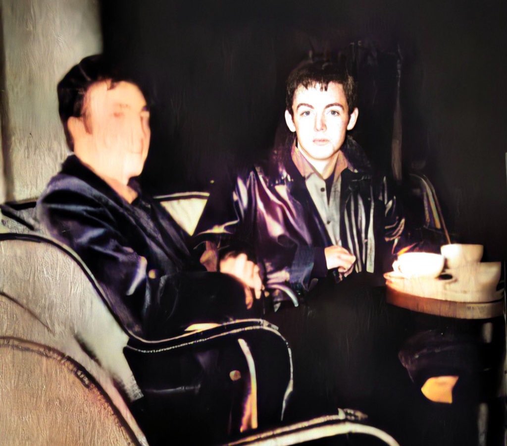 In October of 1961, Paul and John take a trip to Paris for John’s 21st birthday.It’s here they got the famous “mop-top” haircut that the Beatles would popularize in the ‘60s.