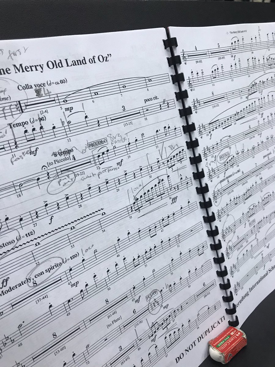 Rehearsing with the Orchestra this morning! It’s starting to come together! #jismusic #jisdrama #jisperformance #themerryoldlandofoz