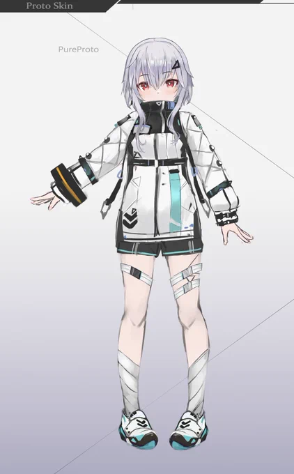 シャーロちゃんゼナ想定ののプロトタイプ衣装
こちらは設定のみです! 