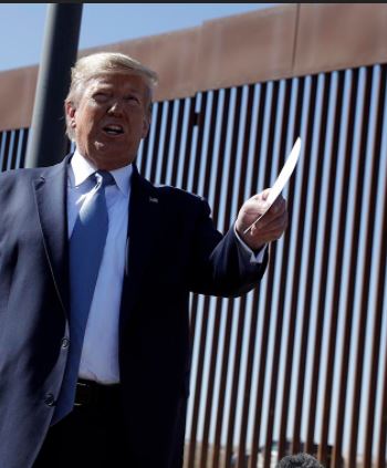 gatewaypundit's tweet image. President Trump built a wall to protect the people.
DC builds a wall to protect the elites from the people