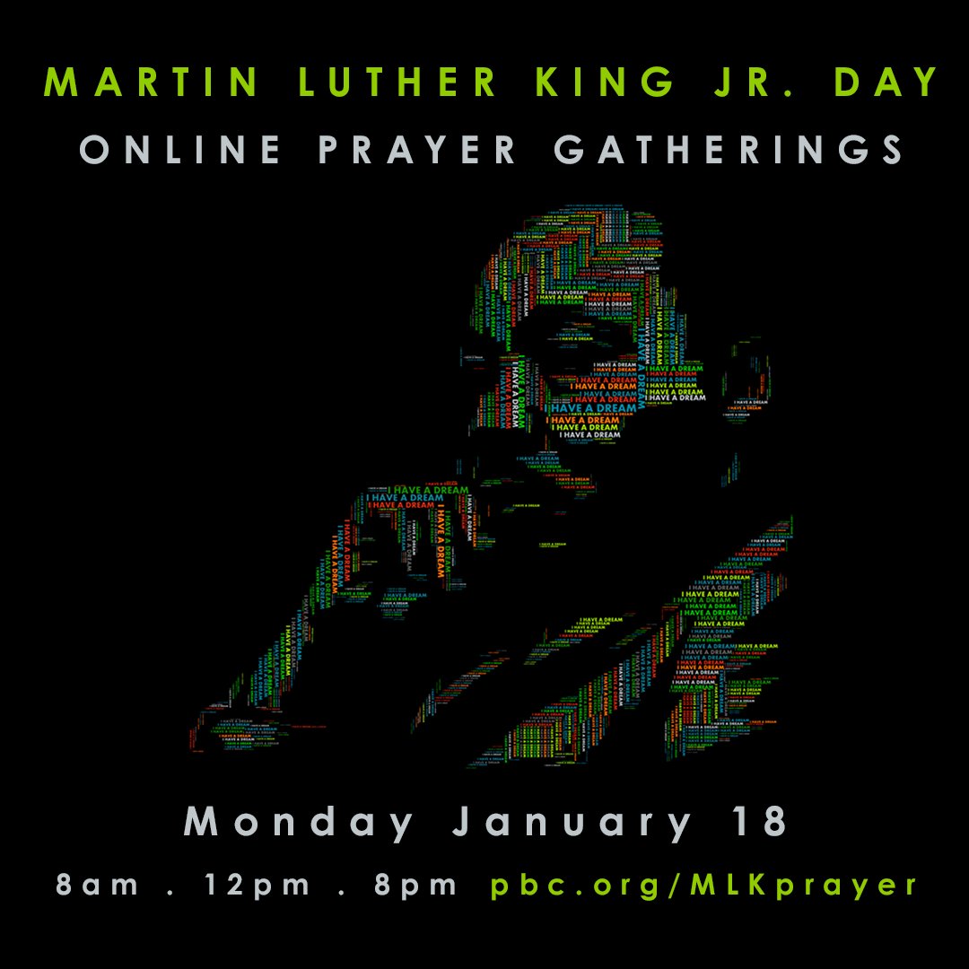 hwcommunity's tweet photo. Churches will be gathering for online prayer gatherings via Zoom on January 18. We do this to follow in the footsteps of Martin Luther King Jr. and seek God’s heart for justice in our communities. We will gather to  pray for our cities and our nation. https://t.co/Ex8ebYSIAe https://t.co/kIcFrEPZm0