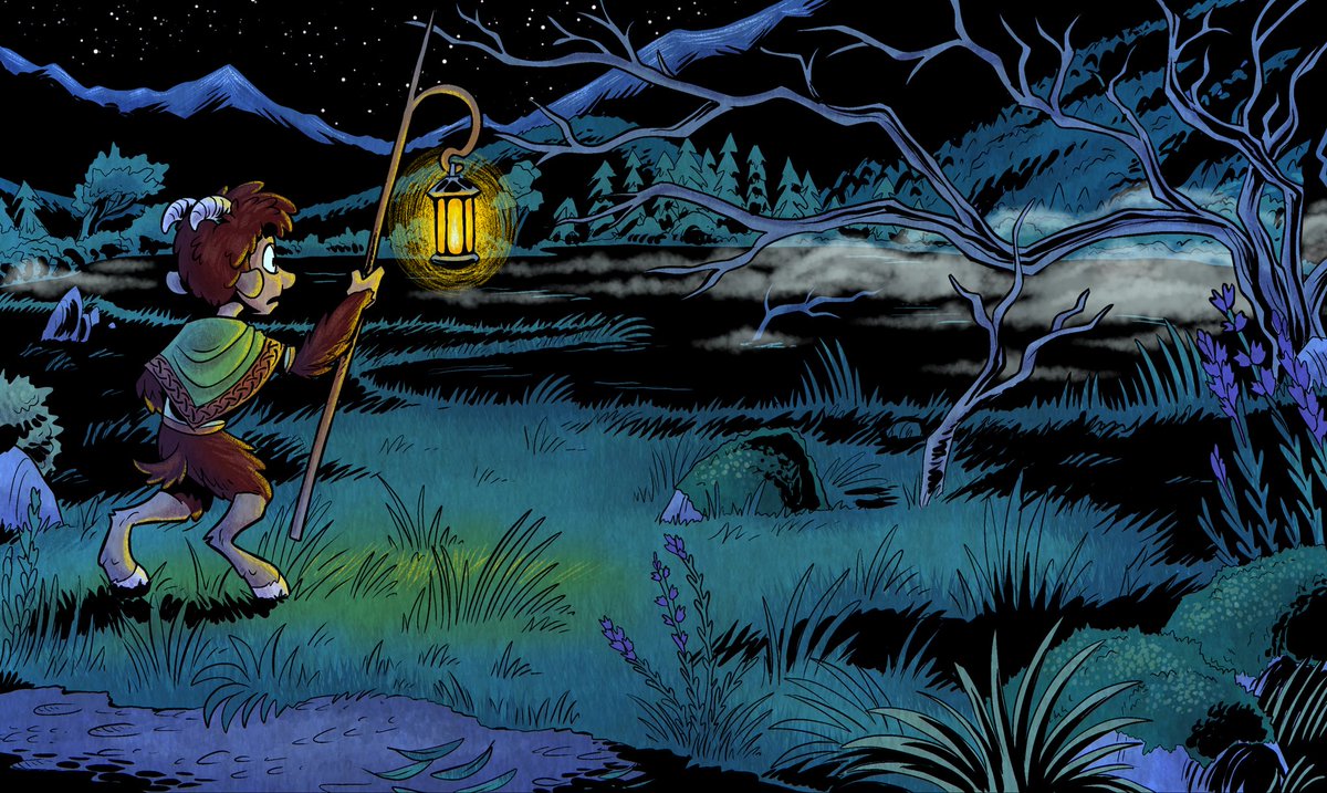 LoreleiJShannon's tweet photo. 16 days to color 10 detailed comic pages? 
🎶 PANIC TIIIIME!! 🎶 
#shortstory #anthology #comics #fantasy #fantasyart #fantasycomics #celticmythology #mythology #pghorror #thriller #monsters #scarystory #comicanthology #faun #drawing #digitalart #digitalcoloring #spooky https://t.co/XyNm9yPwdj