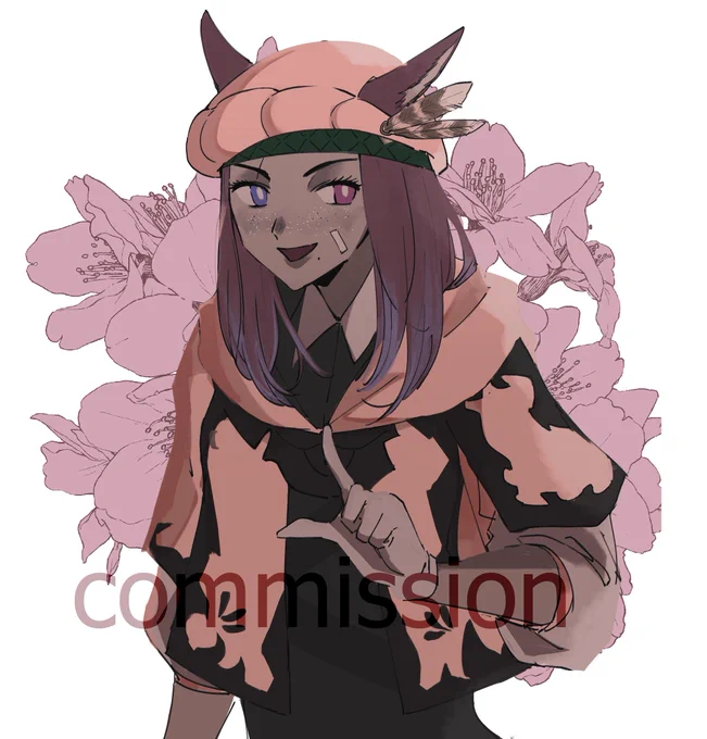 haven't posted a lot of art lately here are some comms i did around the end of last yr- 