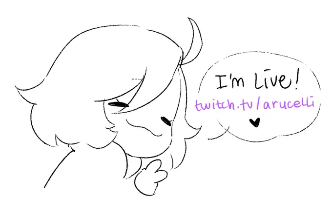 I'm live! It's gonna be a chill day of working on charity commissions, so come say hi ?

https://t.co/h1PzHRvpVD 