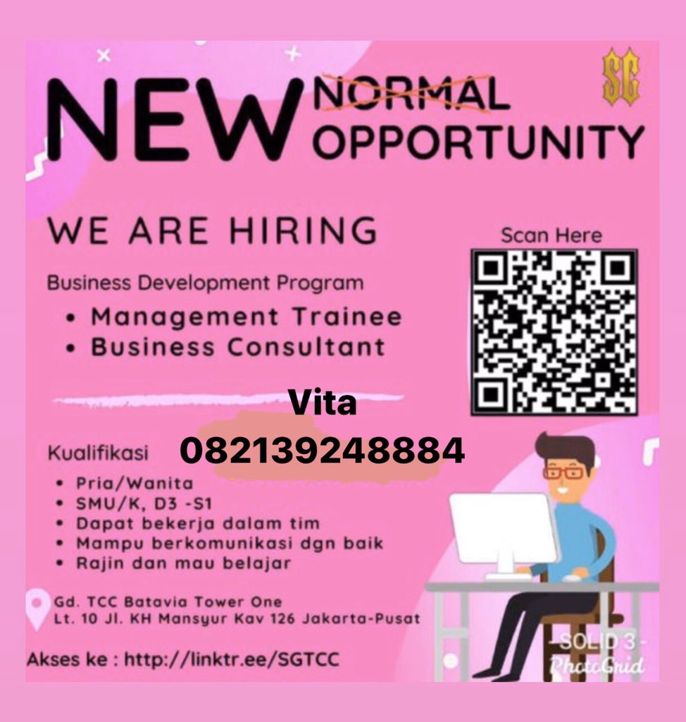 vhevheisme's tweet photo. @agnezmo For everyone who need job. drop your CV . Thank you https://t.co/QZm7Bs19QK