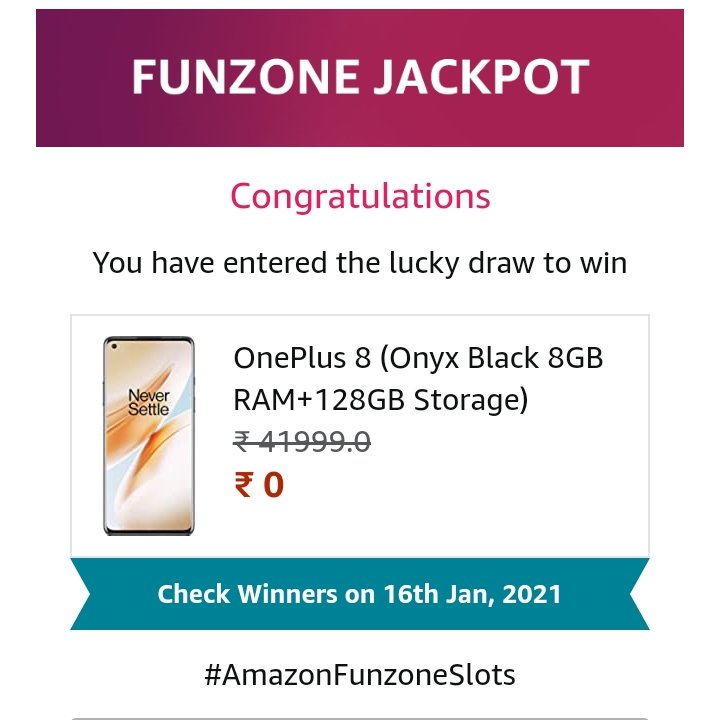SRANI37951181's tweet photo. S RANI @SRANI37951181
#AmazonQuiz
#AmazonFunzoneCarnival
#AmazonFunzoneSlots
Thanks Amazon for contest🙏
@amazonInQuiz
@amazon
@amazonIN https://t.co/MXSWeclW0u