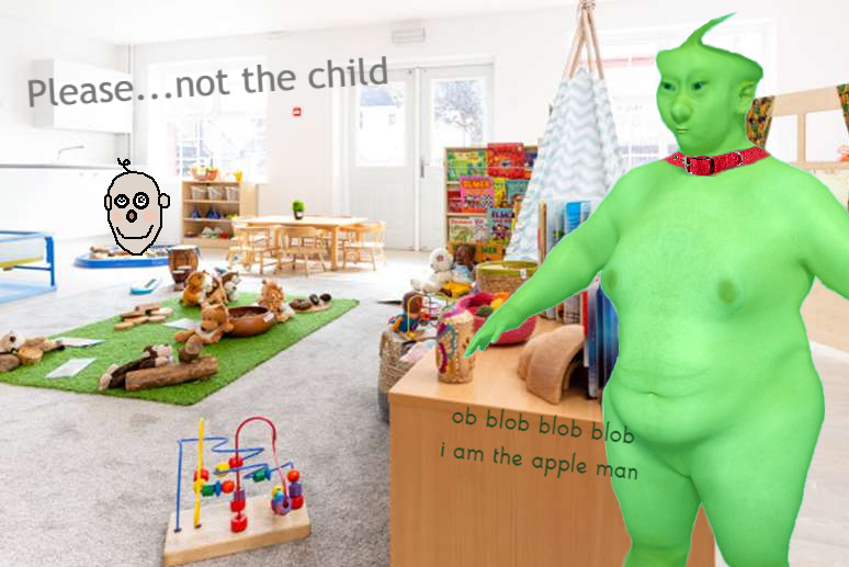 CharacterMan7's tweet image. Apple Man posting also #CharacterMan #meme