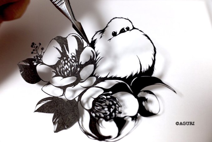 切り絵 Bot S Recent Tweets 15 Whotwi Graphical Twitter Analysis