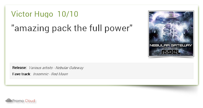 MetabolizmR's tweet photo. Victor Hugo supports: Various artists - Nebular Gateway 10/10 #newrelease https://t.co/0xBxvq4Kol https://t.co/2MUZrzLHet