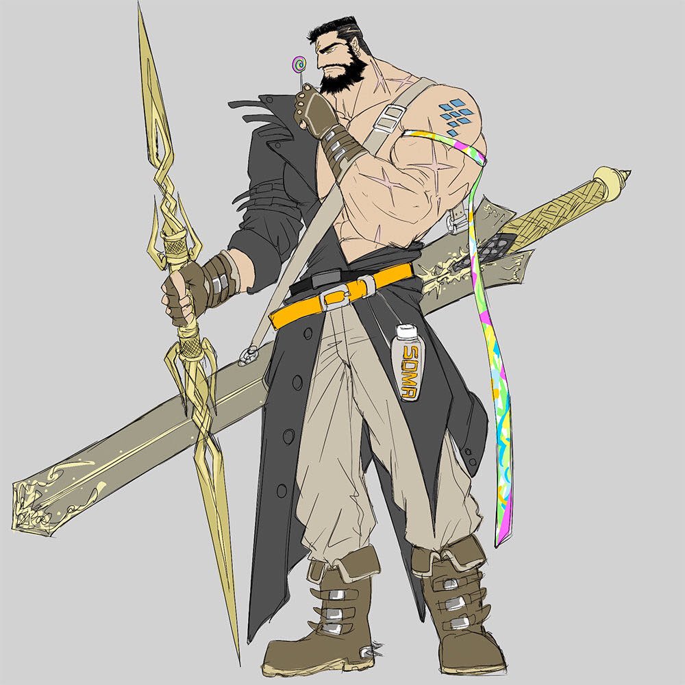 billywoox's tweet photo. Sakra, known as Brahmat’s bodyguard, Soma wine lover. Hagger, a blind black dragon underground fighter, searching for his losing eyes from one world to another. https://t.co/dKL1jRfbZ8