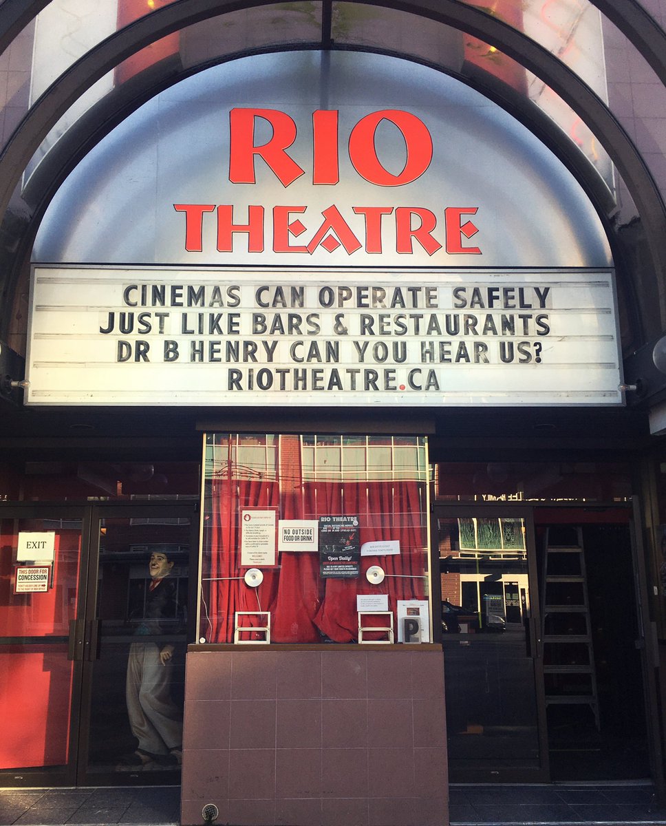 RioTheatre's tweet photo. Another day, another marquee... Bonnnie, can you hear me?  #BCPoli #YVRArts #YVRFilm https://t.co/yjjBnBOpHt